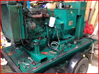 Road Tow Generator with Rebuilt Engine