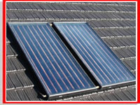 roof mounted solar water heater